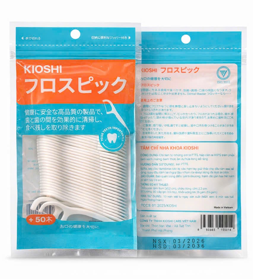 Tăm Chỉ Nha Khoa KIOSHI (g50c)