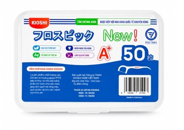 Tăm Chỉ Nha Khoa KIOSHI hộp (h50c)(PC)
