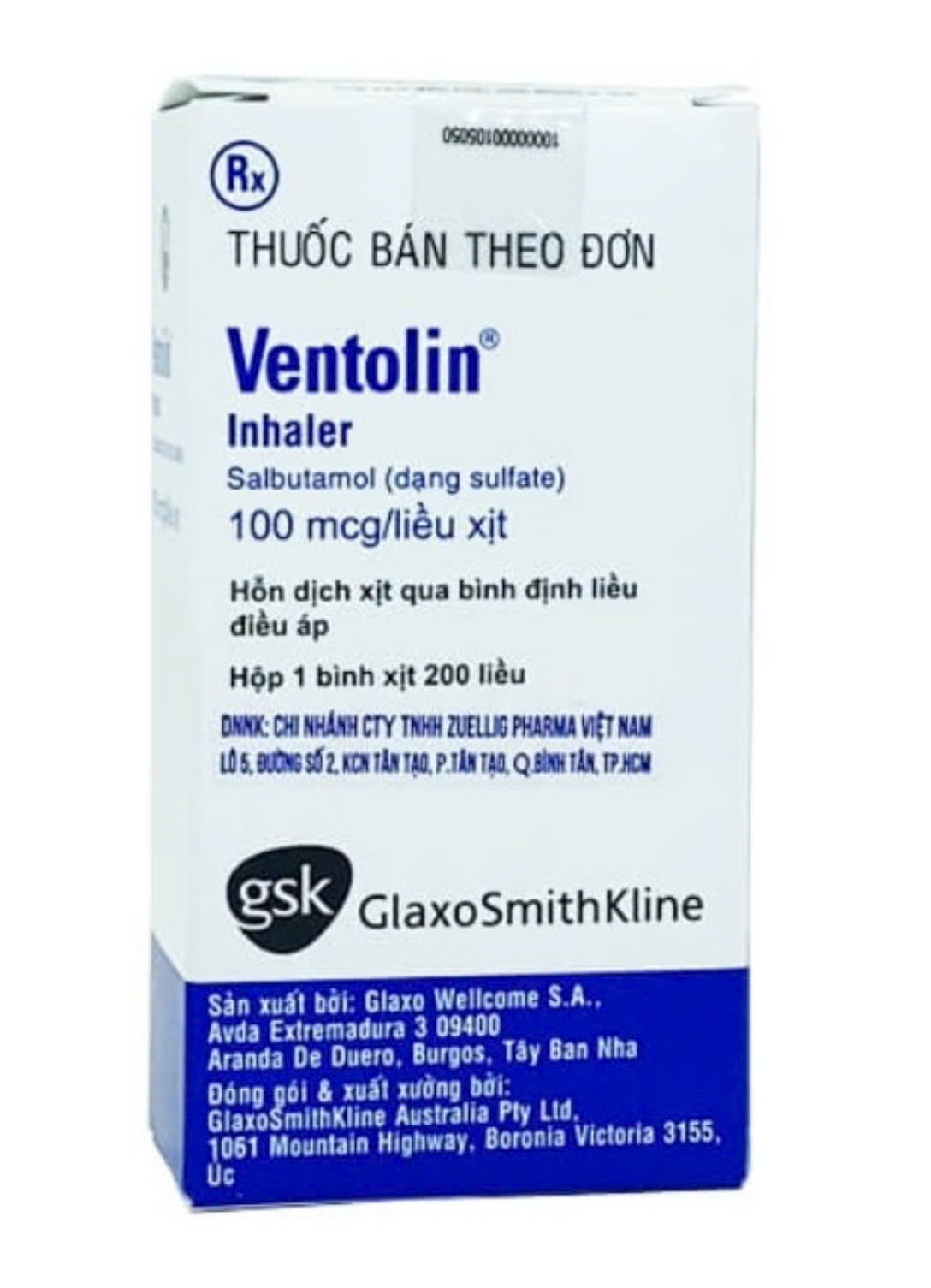 Ventolin xịt(JMC)