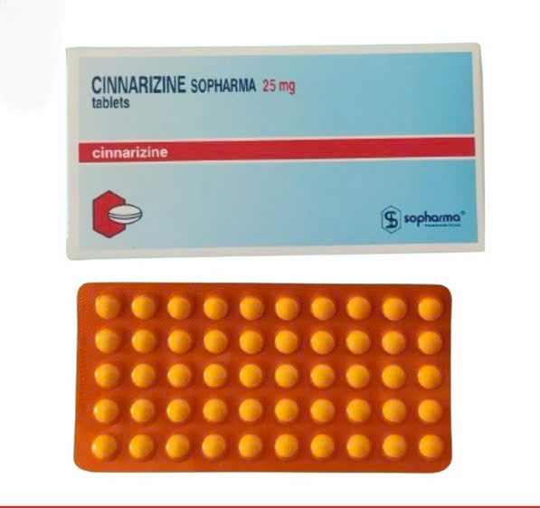 CINNARIZINE (SOPHARMA 25mg 50v)(PH)